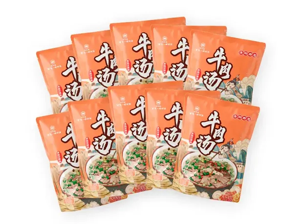 用于汤的柔性蒸煮器包装