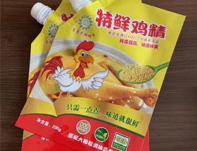 Case Show of Flexible Packaging for Seasoning