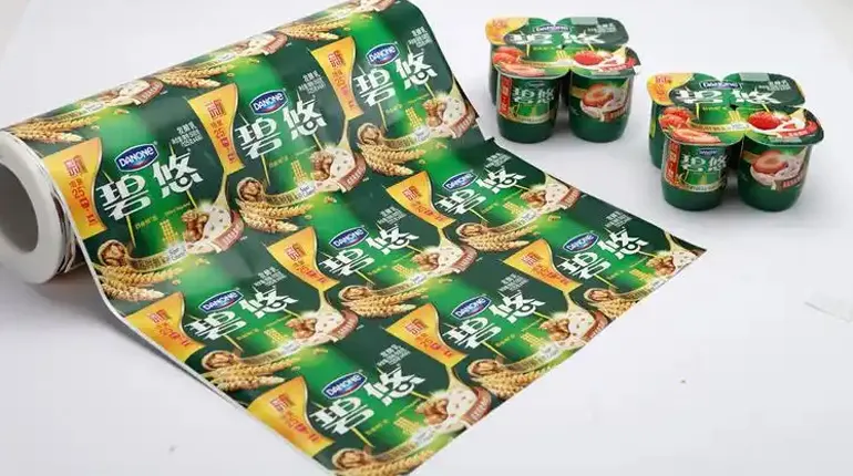 酸奶盖膜软包装: