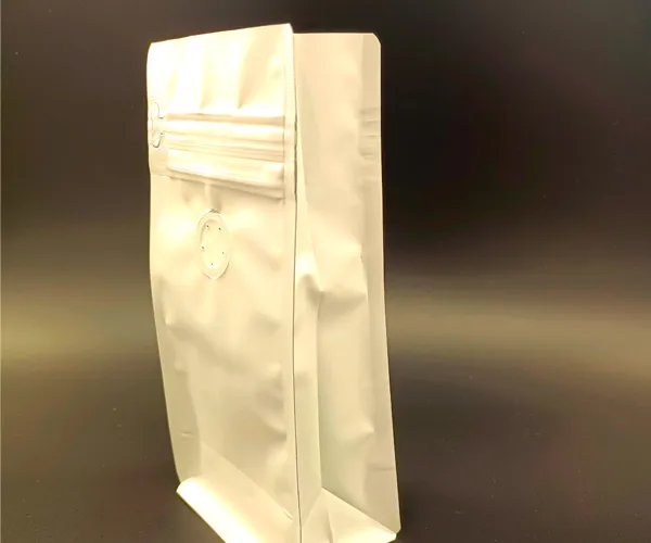 silver standing pouch