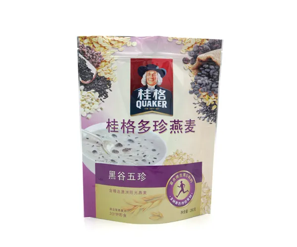 stand up pouch with zipper